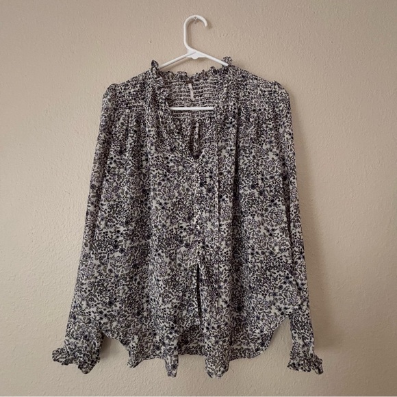 Free people floral blouse - Picture 2 of 4